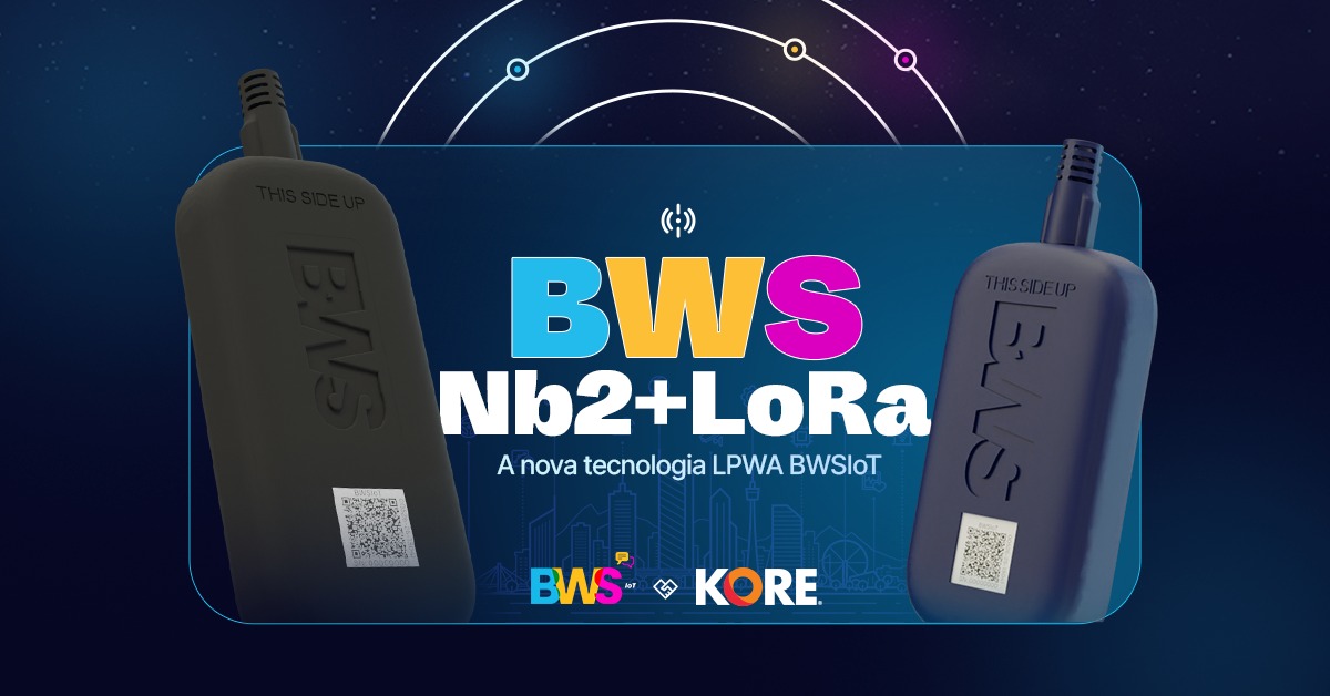 BWS IoT lança rastreador 4G Nb2+LoRa com conectividade KORE